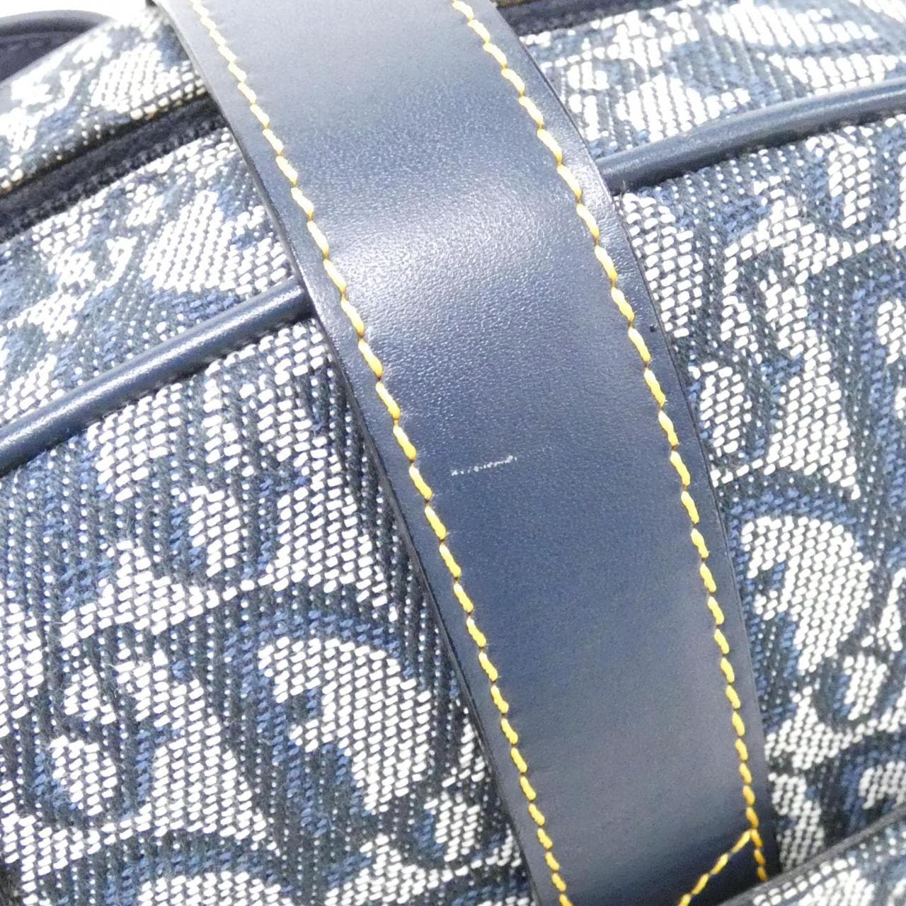 DIOR Lady D-Lite SLO44004 Boston Bag Canvas Blue Canvas - Thumbnail 5