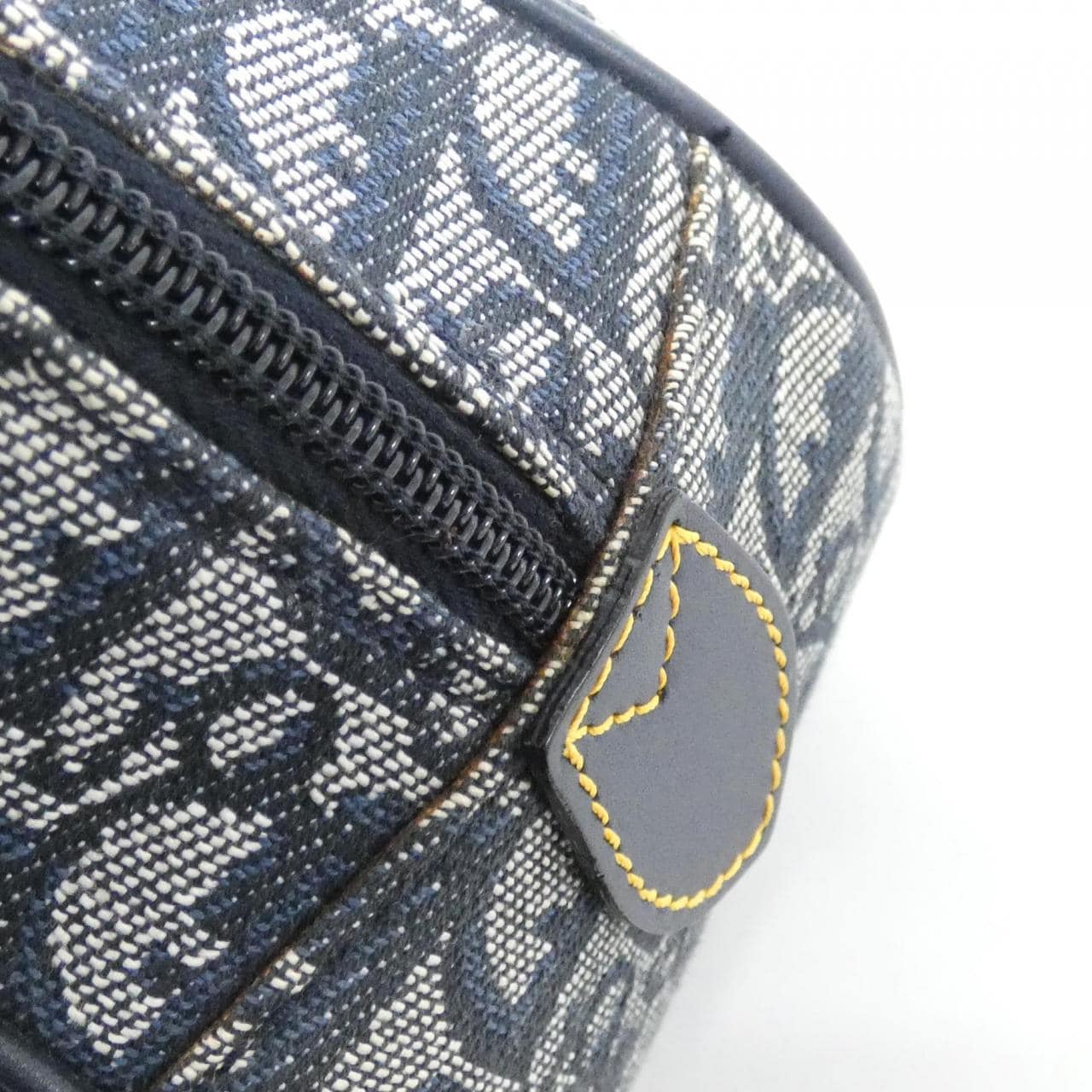 DIOR Lady D-Lite SLO44004 Boston Bag Canvas Blue Canvas - Thumbnail 6