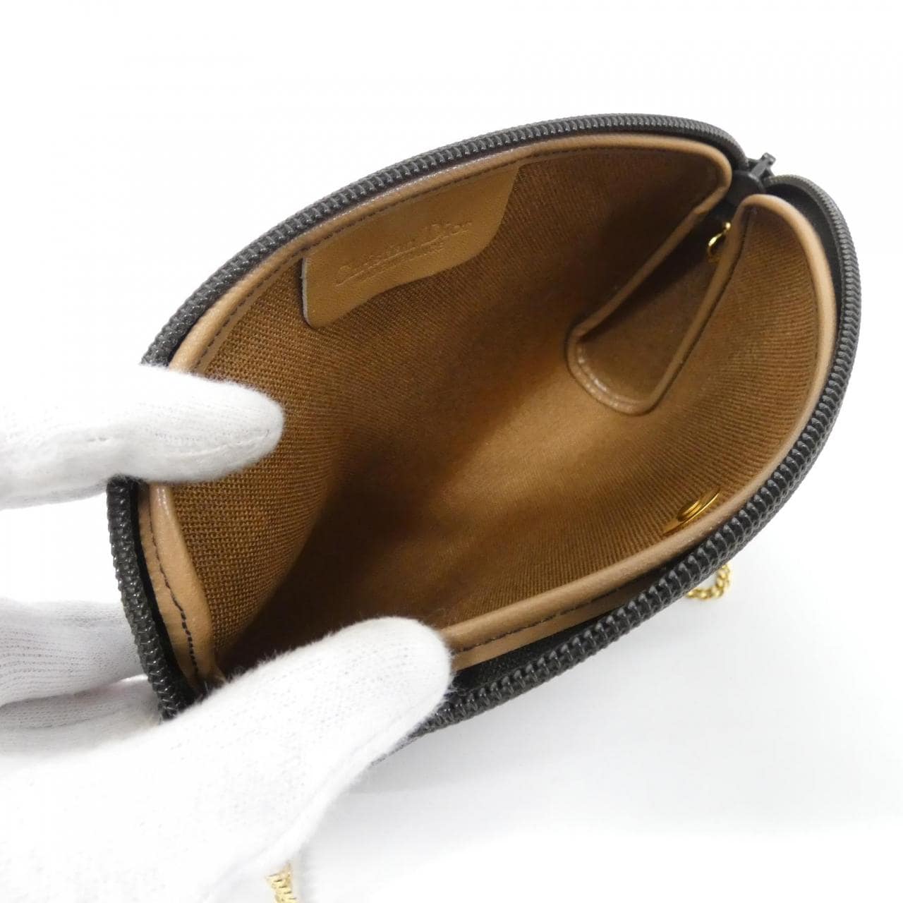 DIOR Shoulder Bag Canvas Brown Canvas - Thumbnail 7