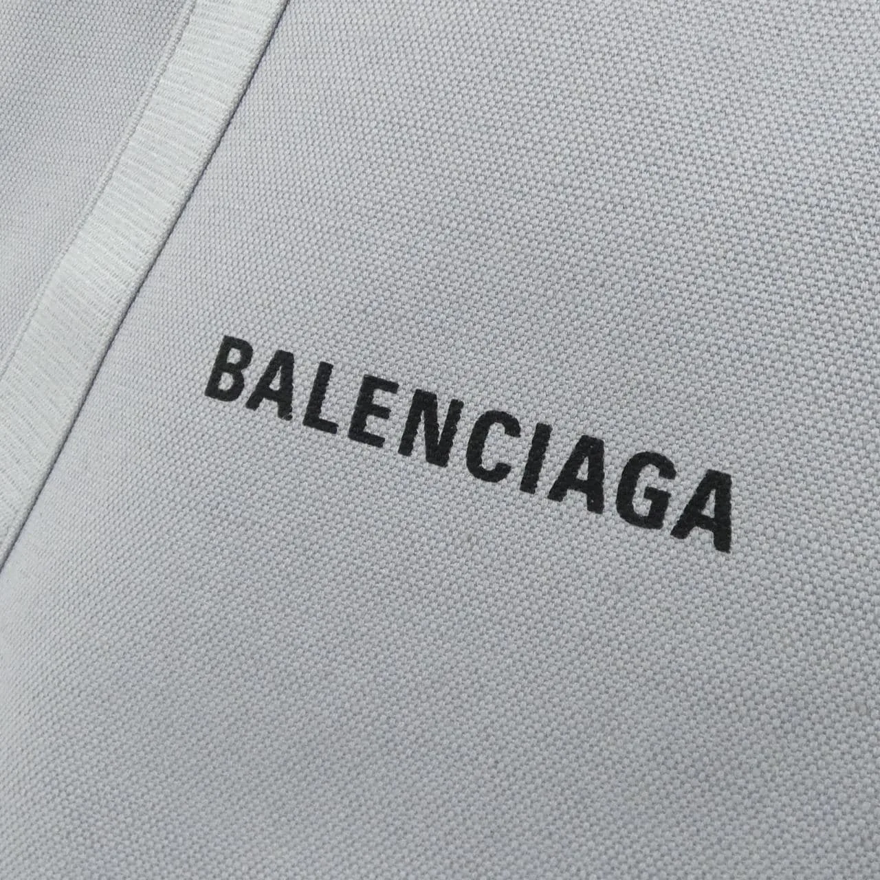 BALENCIAGA 581292 AQ38N Handbag Canvas 深藍色 帆布 中古品A - 縮圖 4
