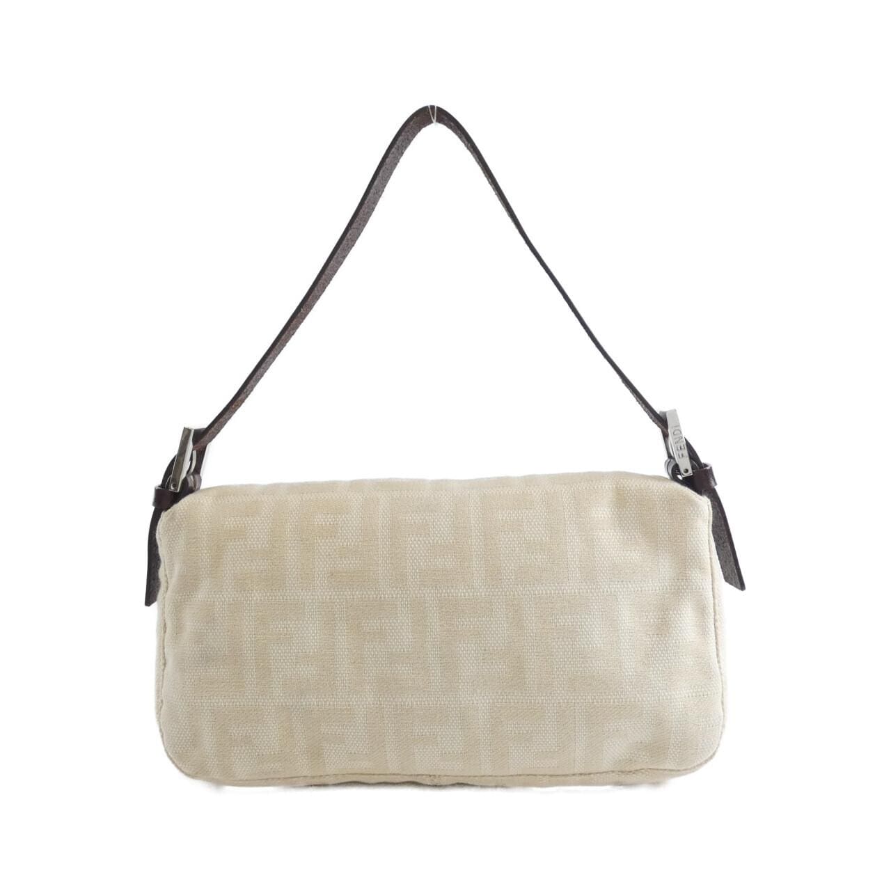 FENDI Baguette 26424 Shoulder Bag Canvas 米色 帆布 中古品B - 縮圖 2