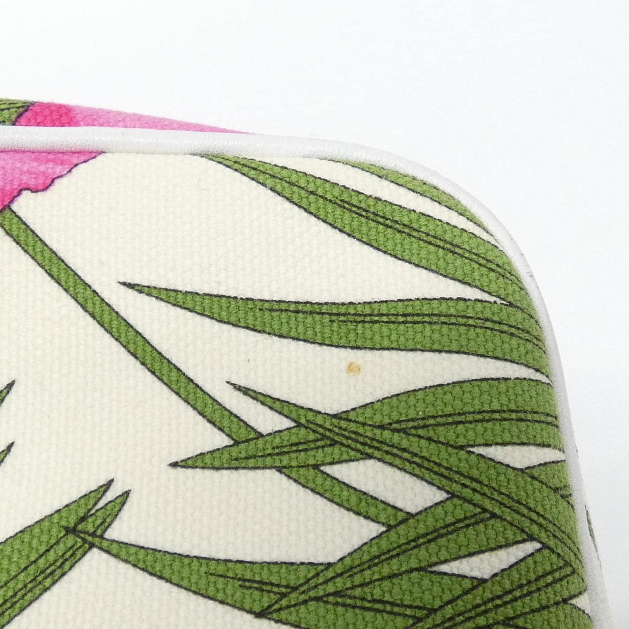 CELINE Pouch Canvas 綠色 帆布 中古品B - 縮圖 4