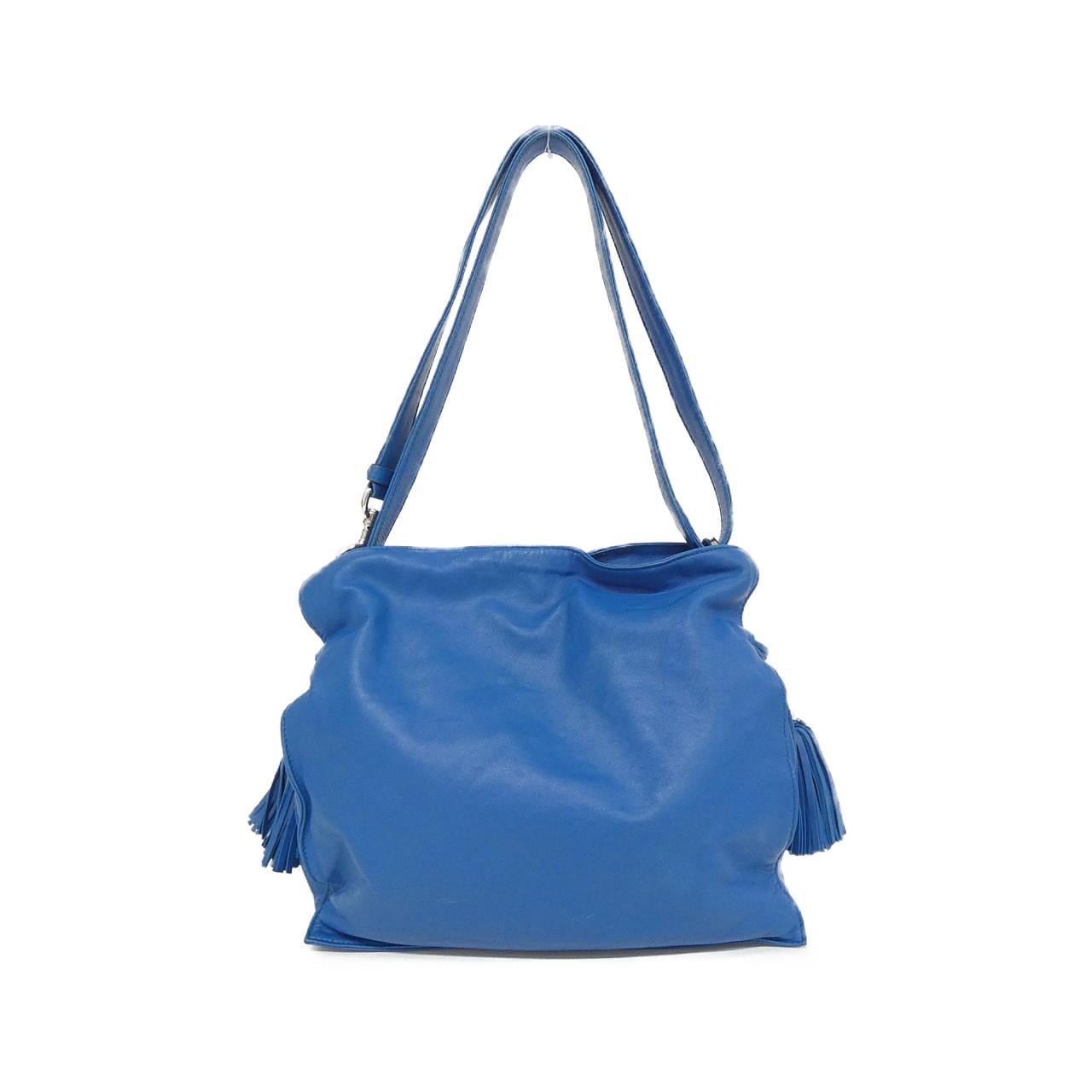 LOEWE Flamenco 380 82 E16 Shoulder Bag 藍色 中古品B - 縮圖 2