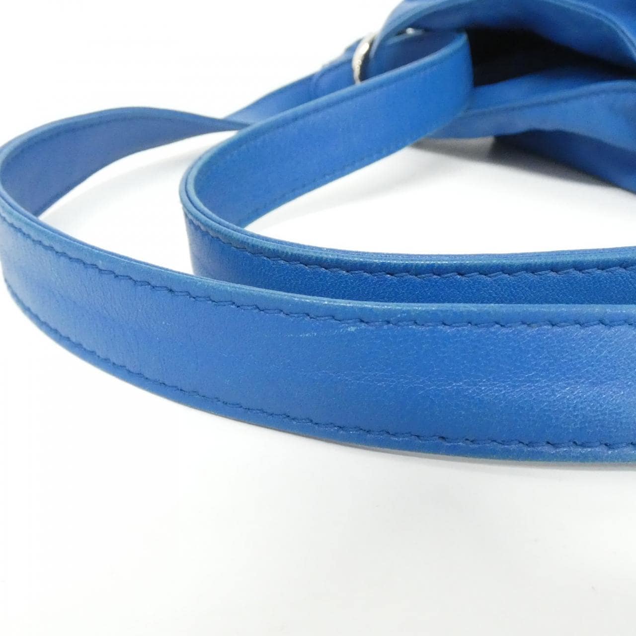 LOEWE Flamenco 380 82 E16 Shoulder Bag 藍色 中古品B - 縮圖 9