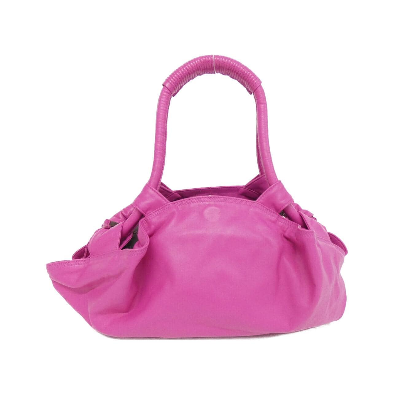 LOEWE Shoulder Bag Leather 黑色 皮革 中古品A - 縮圖 2