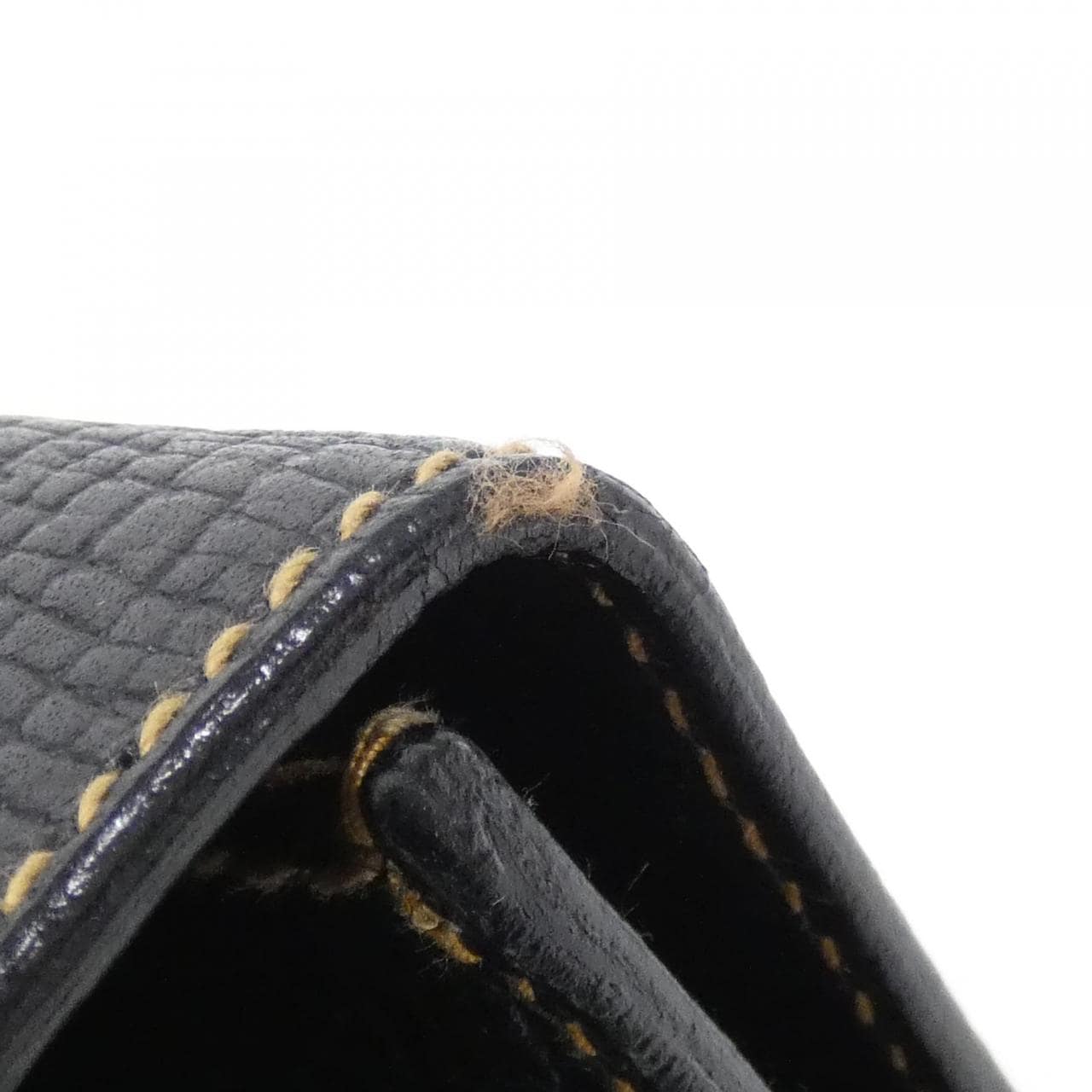 LOEWE Bag Leather 黑色 皮革 中古品A - 縮圖 4