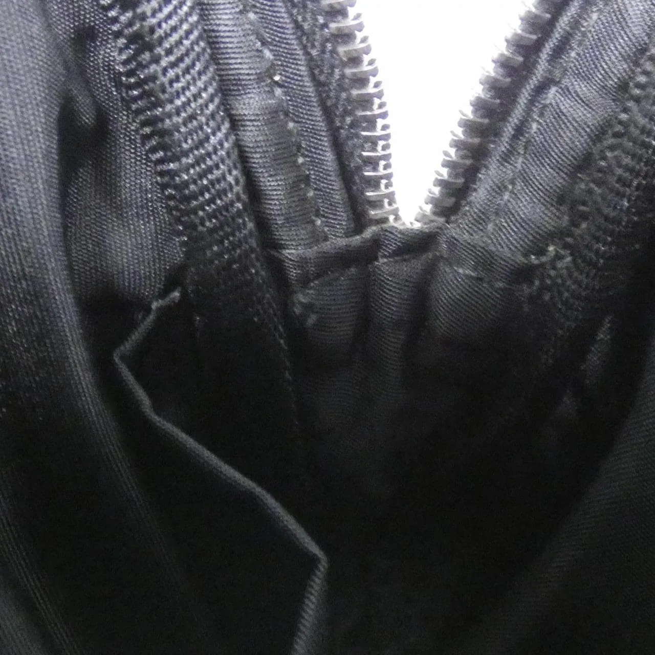 DIOR Pouch Canvas 黑色 帆布 中古品A - 縮圖 6