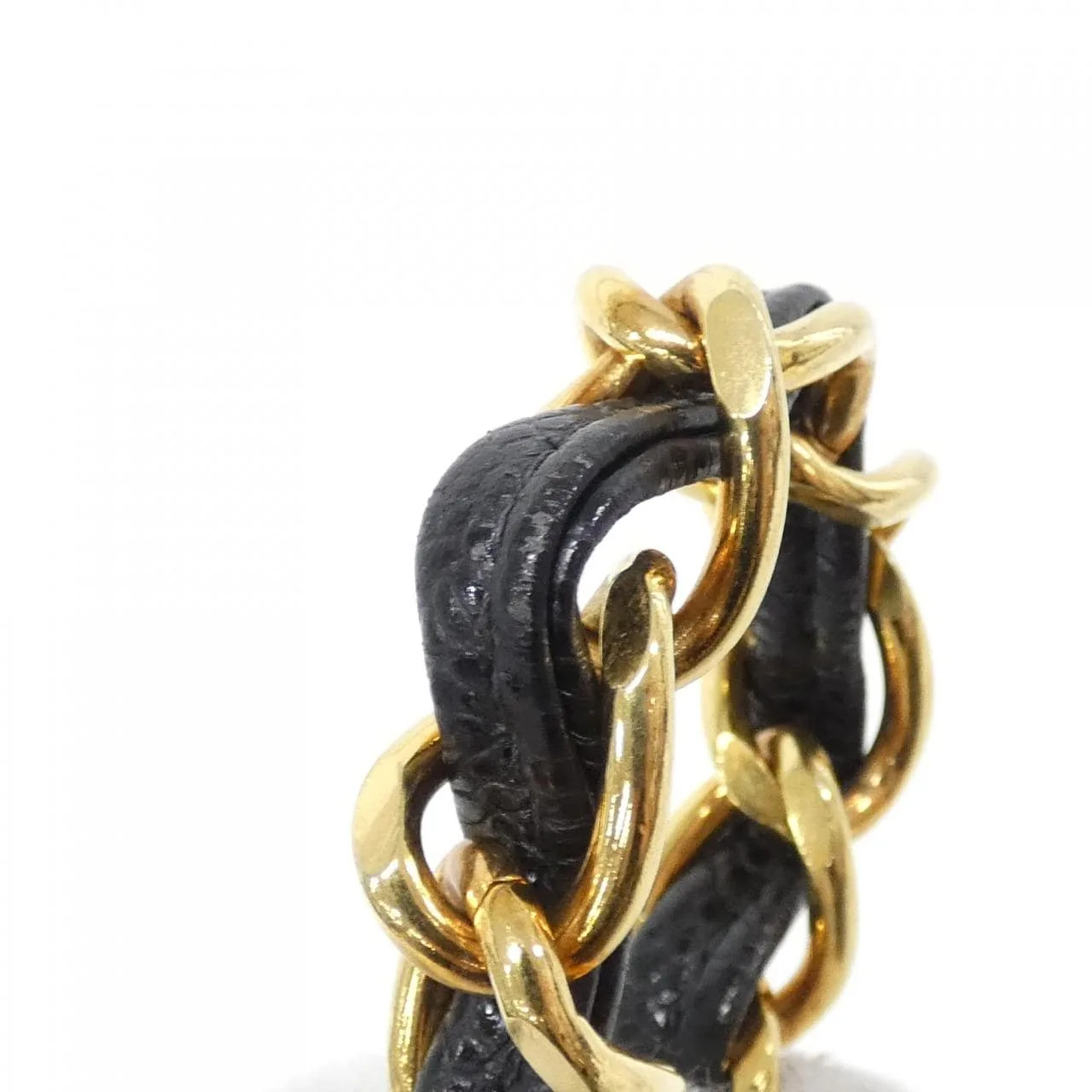 CHANEL 11869 Shoulder Grained Calfskin Black Grained Calfskin - Thumbnail 8