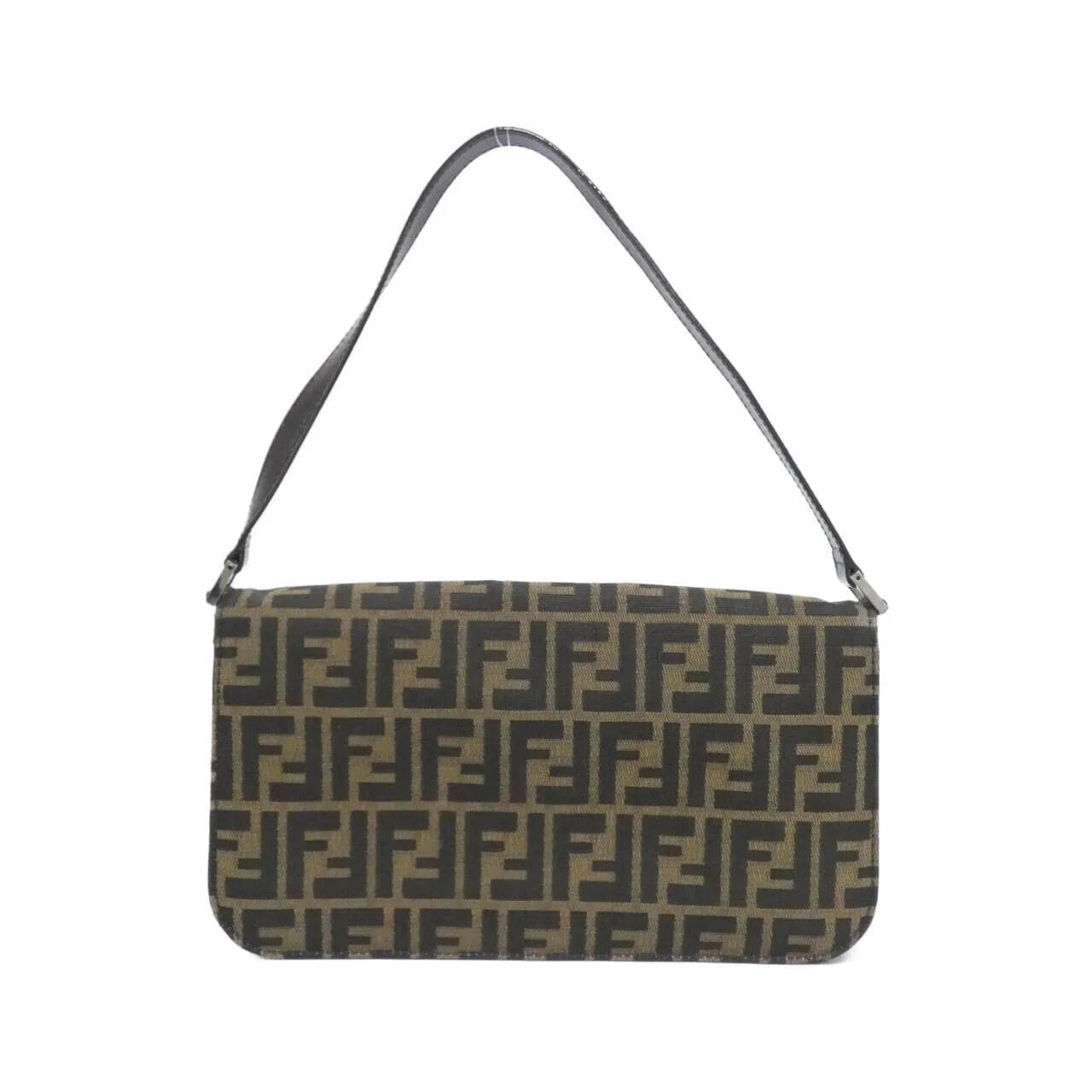 FENDI 16322 Shoulder Canvas 黑色 帆布 中古品A - 縮圖 2