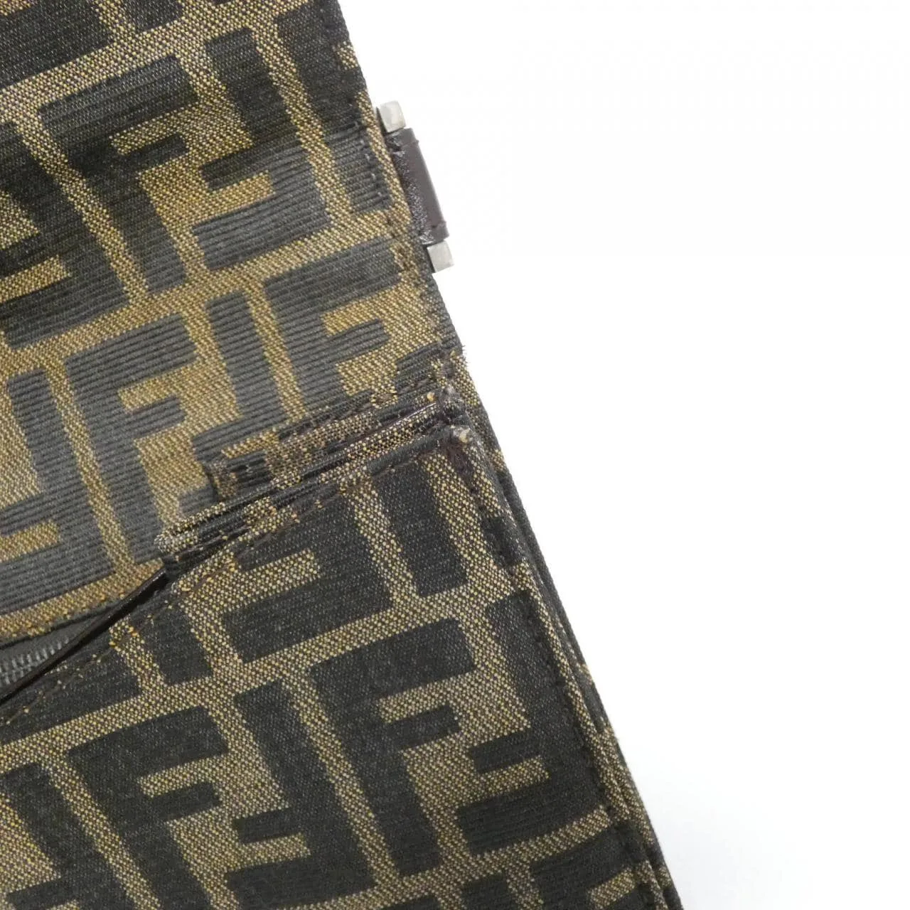 FENDI 16322 Shoulder Canvas 黑色 帆布 中古品A - 縮圖 7
