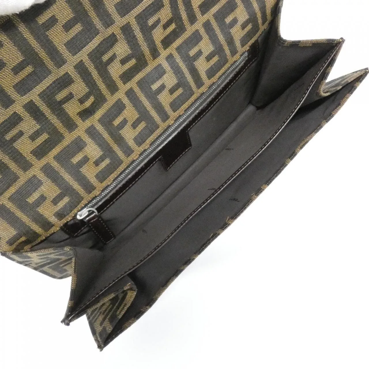 FENDI 16322 Shoulder Canvas 黑色 帆布 中古品A - 縮圖 8