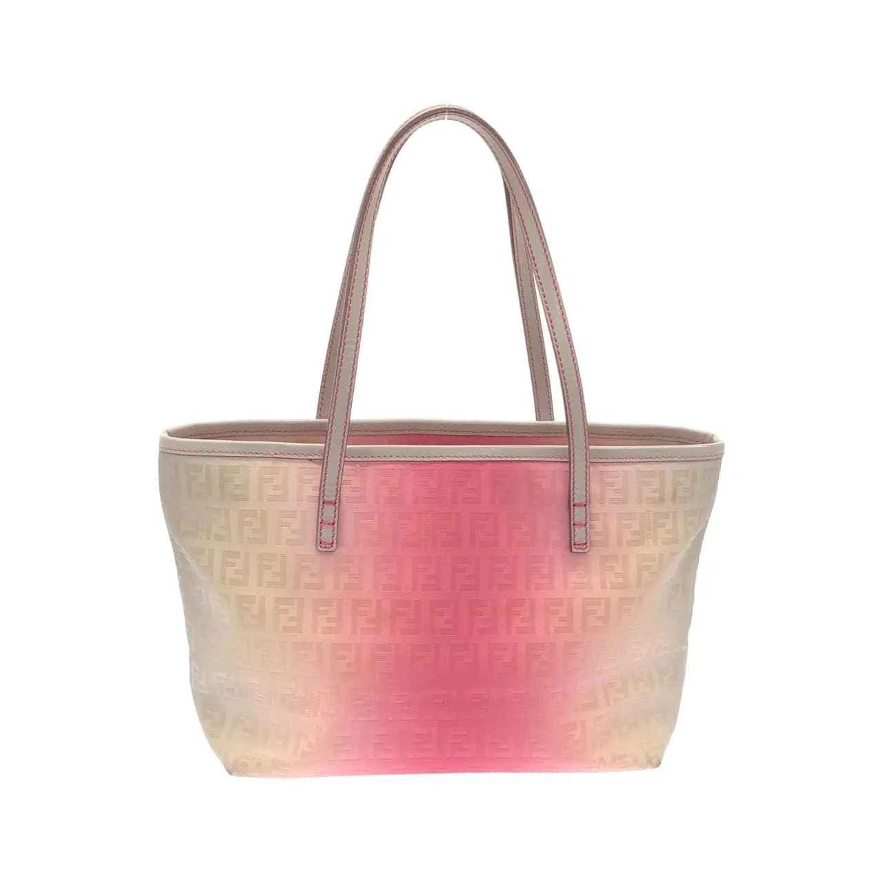 FENDI Sunshine Shopper 8BH099 AND Handbag Canvas Black