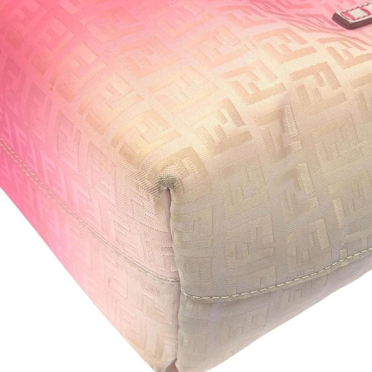 FENDI Sunshine Shopper 8BH099 AND Handbag Canvas Black Canvas Rank B - Thumbnail 2