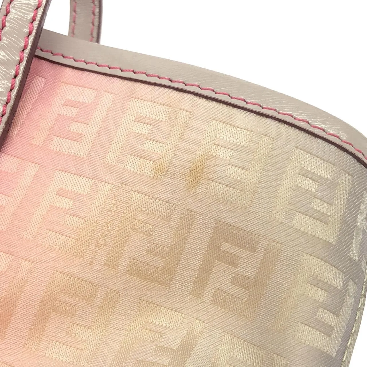 FENDI Sunshine Shopper 8BH099 AND Handbag Canvas Black Canvas Rank B - Thumbnail 3