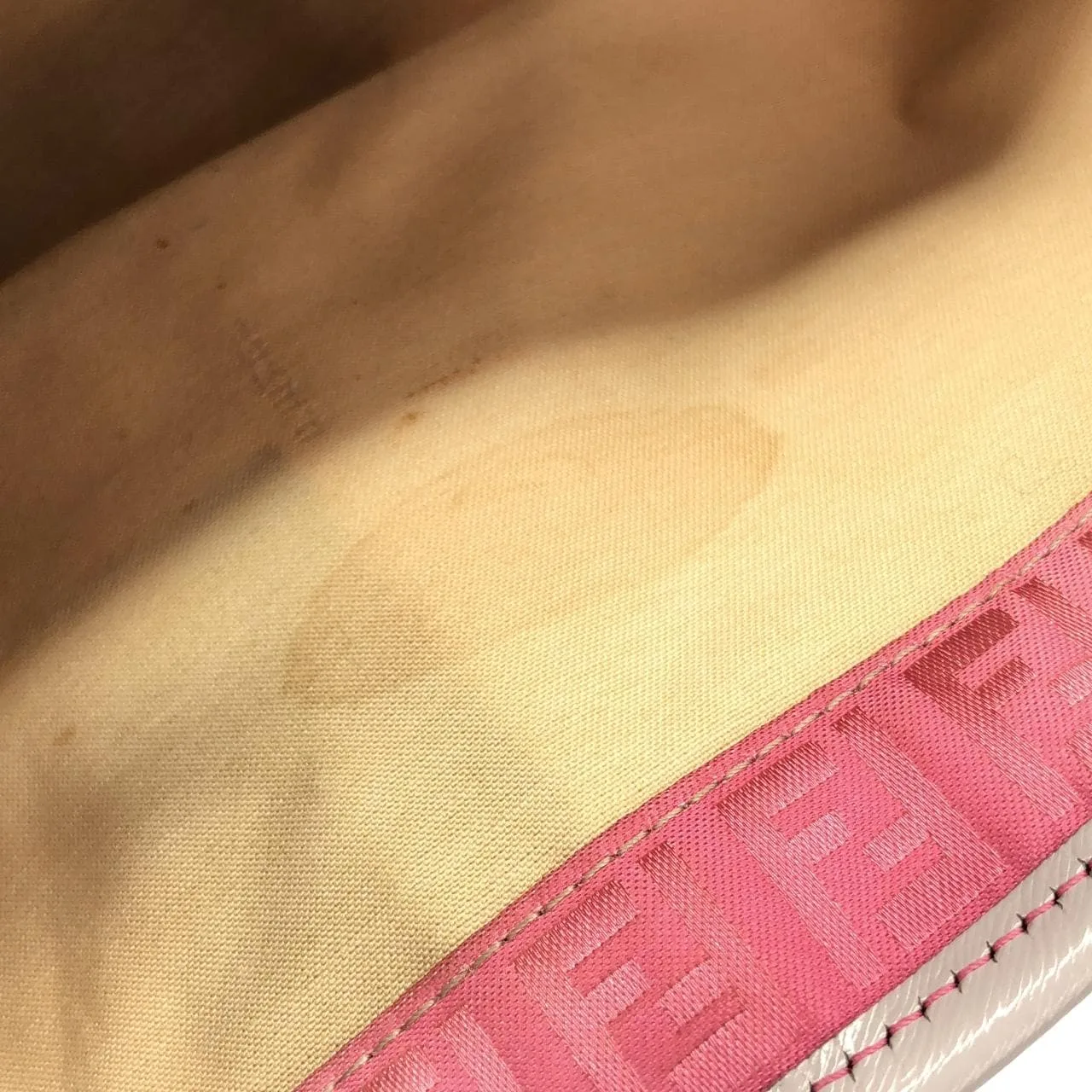 FENDI Sunshine Shopper 8BH099 AND Handbag Canvas Black Canvas Rank B - Thumbnail 6