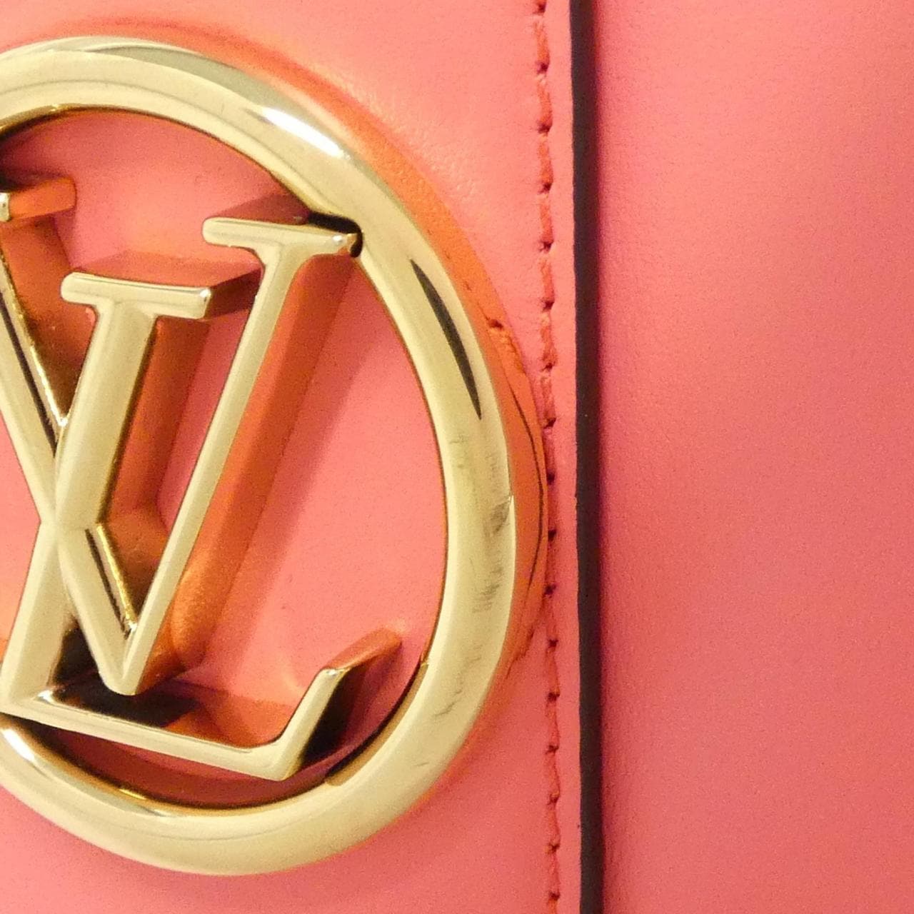 LOUIS VUITTON Pont-Neuf M55949 Shoulder Bag 粉色 中古品A - 縮圖 4