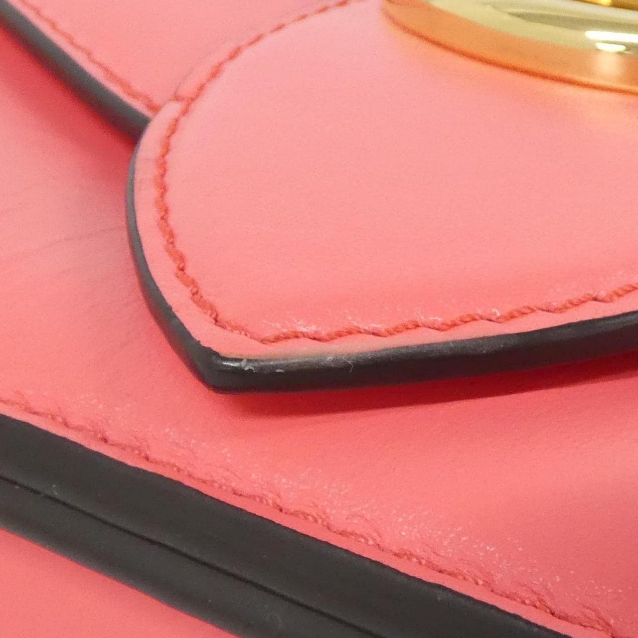 LOUIS VUITTON Pont-Neuf M55949 Shoulder Bag 粉色 中古品A - 縮圖 5