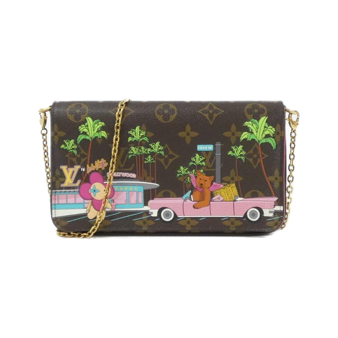 LOUIS VUITTON Pochette M80859 Shoulder Bag Monogram Black