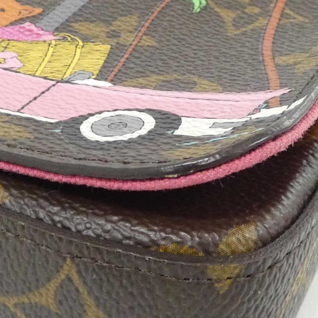 LOUIS VUITTON Pochette M80859 Shoulder Bag Monogram Black Monogram - Thumbnail 3