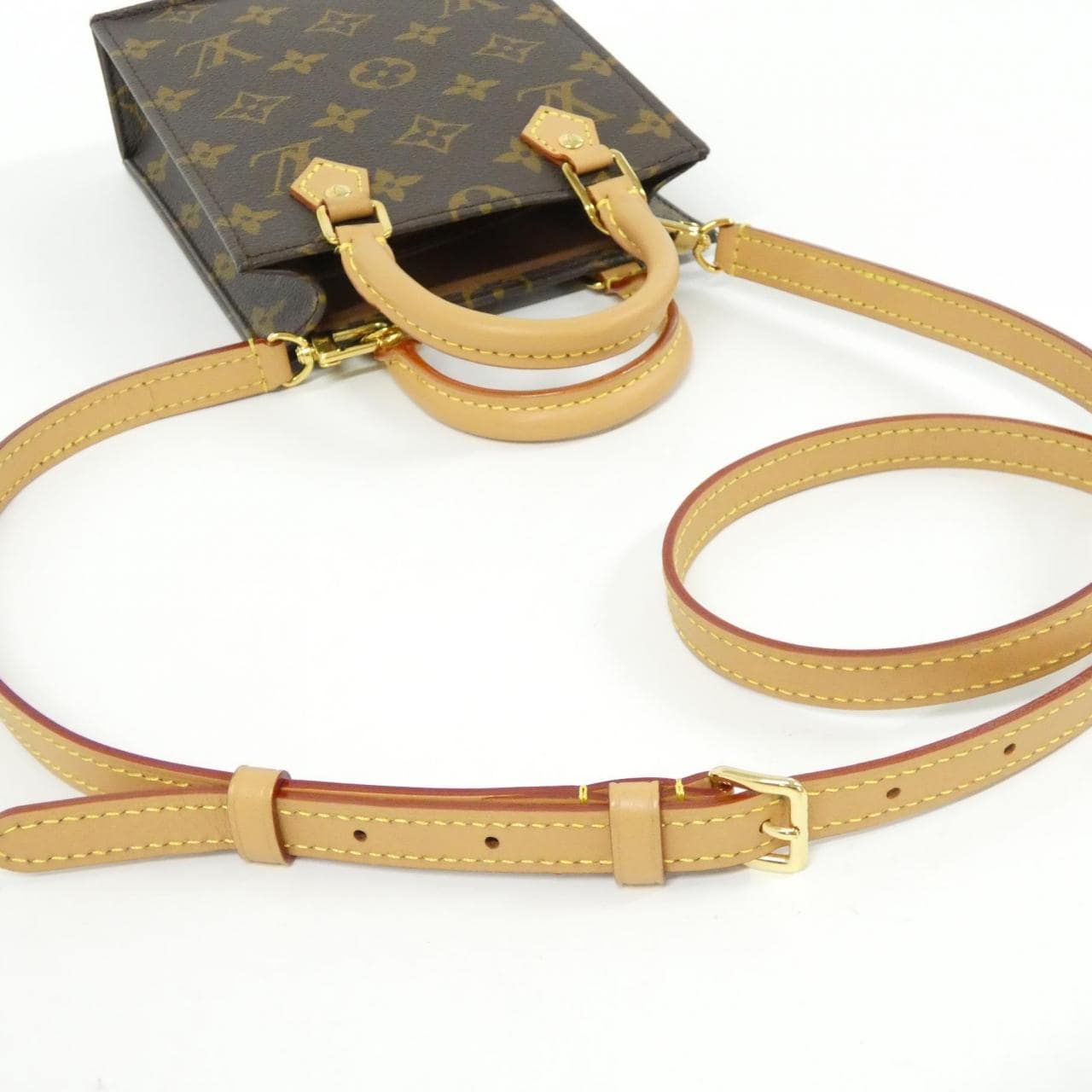 LOUIS VUITTON M81295 Bag Monogram 黑色 Monogram 中古品A - 縮圖 5
