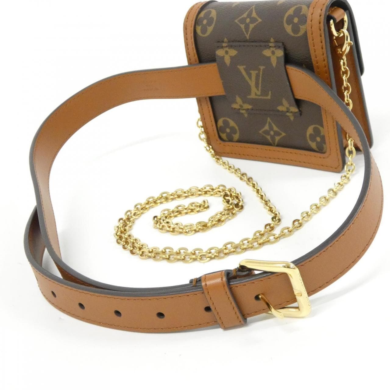 LOUIS VUITTON Dauphine M68621 Belt Bag Monogram Black Monogram - Thumbnail 5