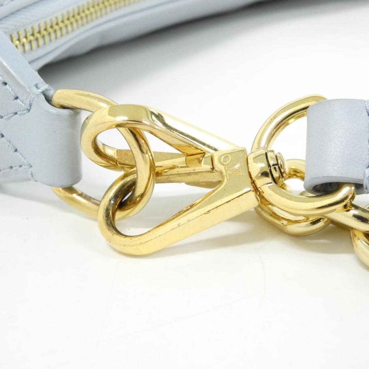 LOUIS VUITTON M59825 Shoulder Bag Lambskin 藍色 羊皮 中古品A - 縮圖 7