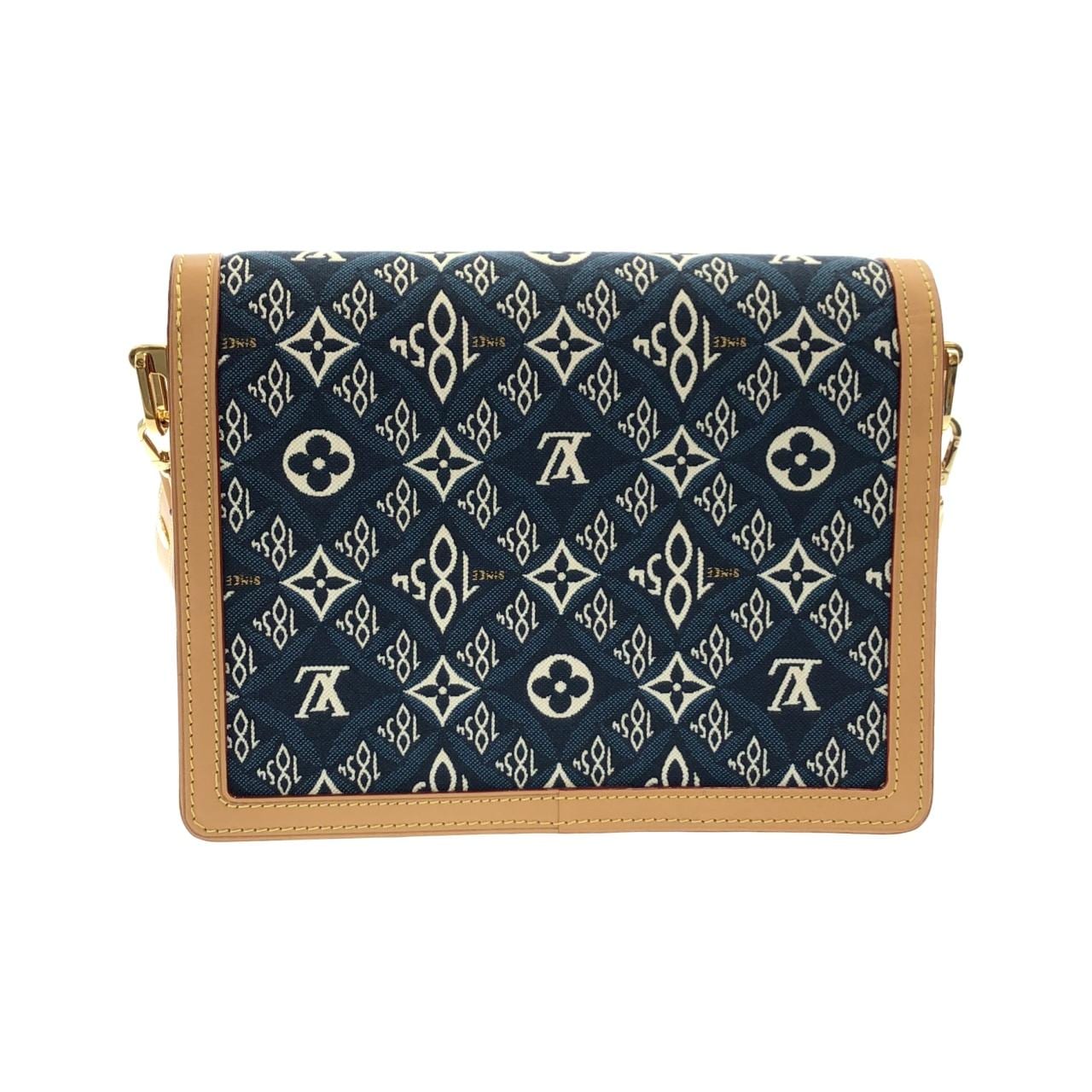 LOUIS VUITTON Dauphine M57499 Shoulder Canvas Blue Canvas - Thumbnail 2
