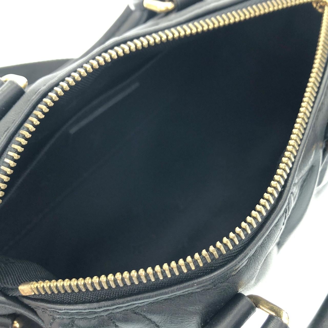 LOUIS VUITTON Papillon M59800 Shoulder Lambskin Black Lambskin - Thumbnail 5