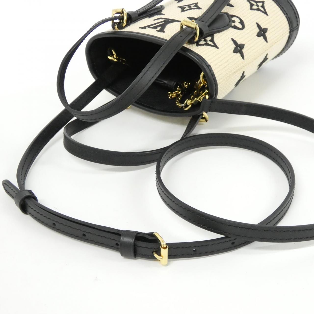 LOUIS VUITTON M82418 Bag Monogram 黑色 Monogram 中古品A - 縮圖 6