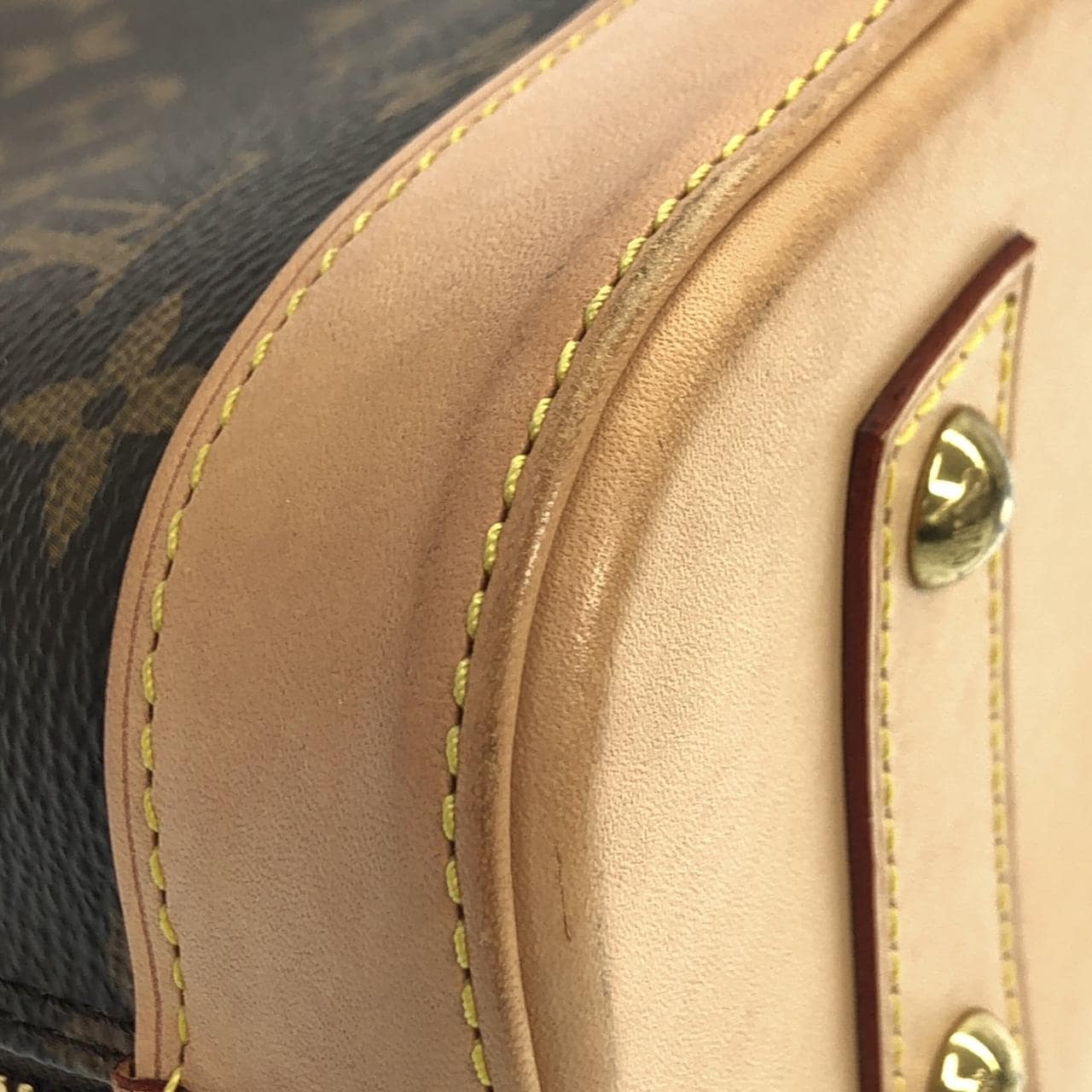 LOUIS VUITTON Alma M53152 Handbag Monogram Black Monogram - Thumbnail 2