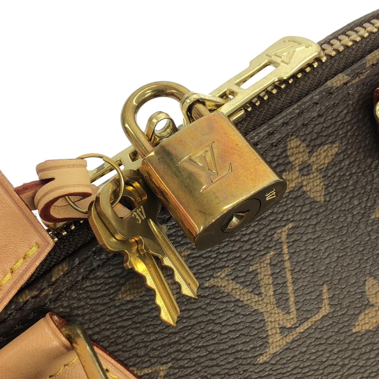 LOUIS VUITTON Alma M53152 Handbag Monogram Black Monogram - Thumbnail 4