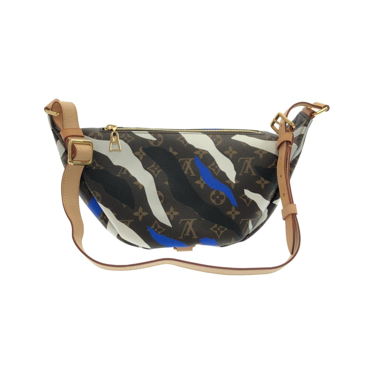 LOUIS VUITTON Bum Bag M45106 Shoulder Monogram Black Monogram Rank A - Thumbnail 2