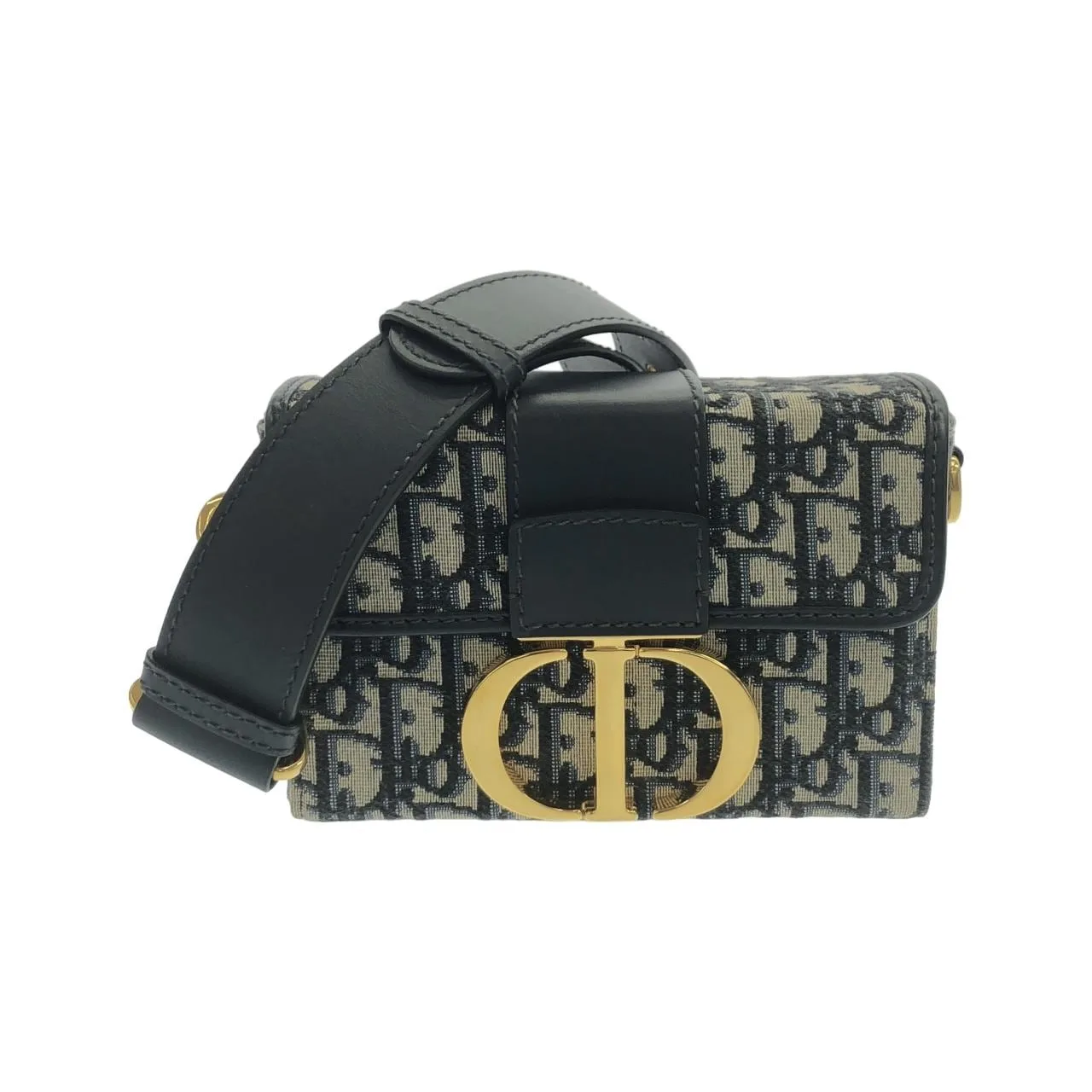 DIOR 30 Montaigne M9204UTZQ Shoulder Canvas Black