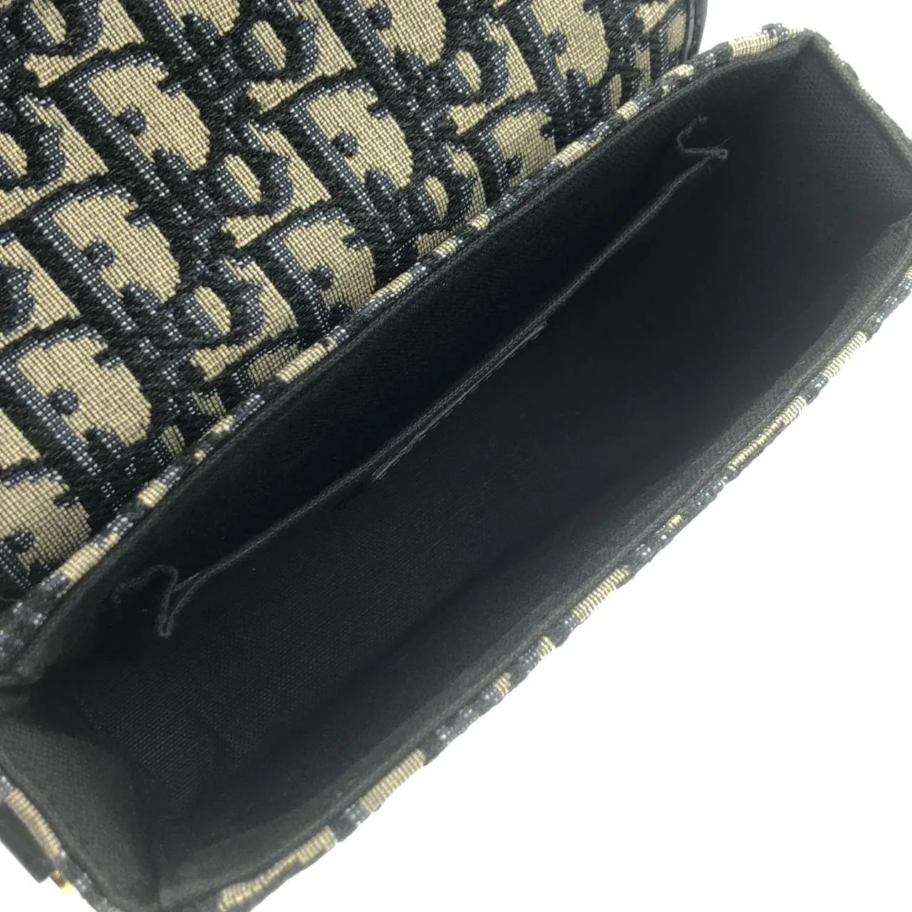 DIOR 30 Montaigne M9204UTZQ Shoulder Canvas 黑色 帆布 中古品A - 縮圖 5