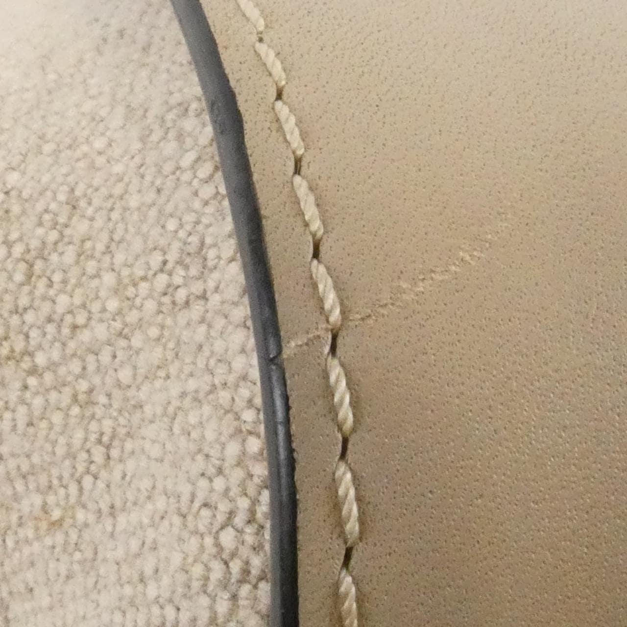 LOEWE Hammock 314 39 Z95 Shoulder Canvas 黑色 帆布 中古品A - 縮圖 4