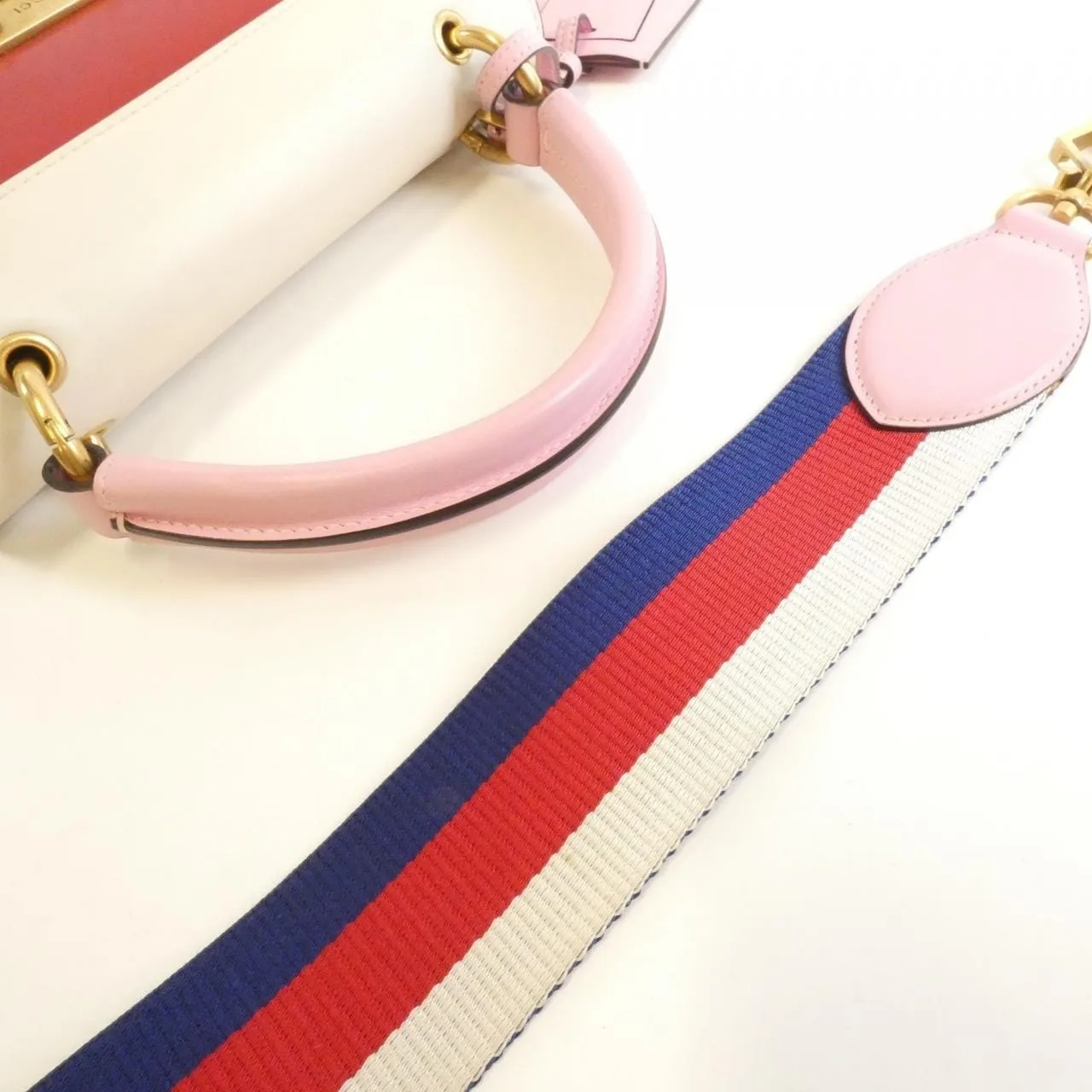 GUCCI 476541 DVUSB Handbag Leather 黑色 皮革 中古品A - 縮圖 7