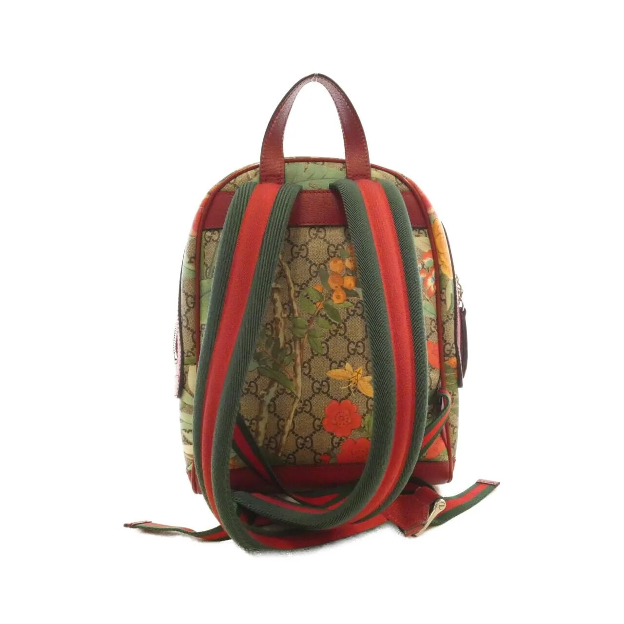 GUCCI 427042 K0LCN Backpack Canvas 黑色 帆布 中古品A - 縮圖 2