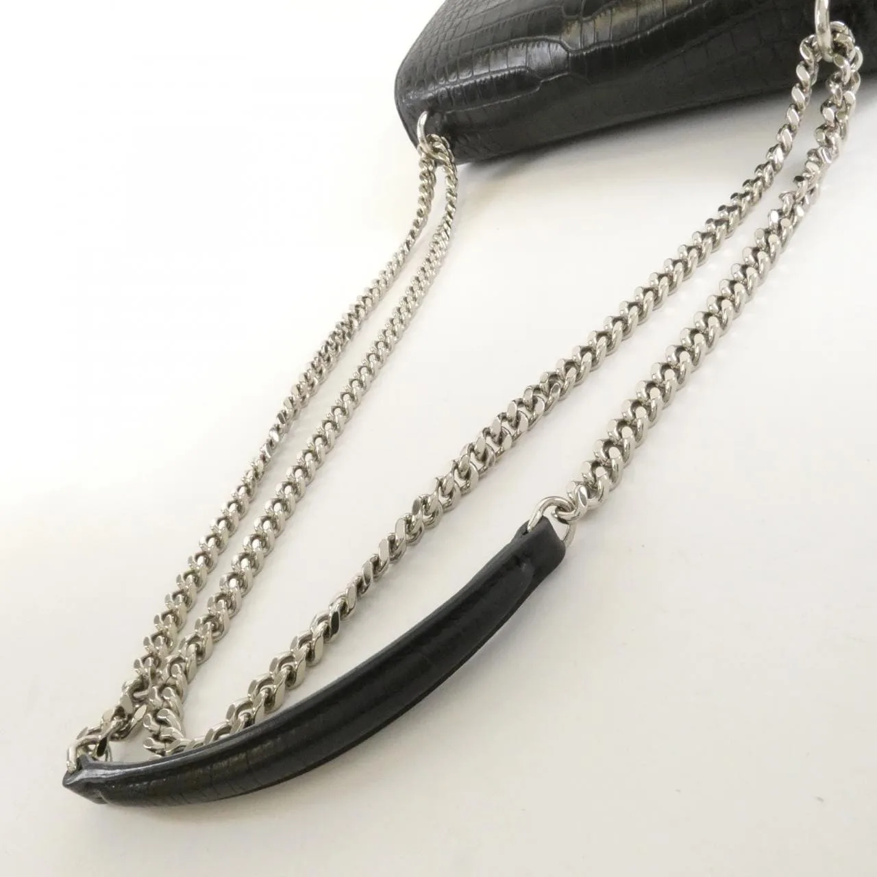 SAINT LAURENT Sunset 442906 DND0N Shoulder Black Rank A - Thumbnail 7