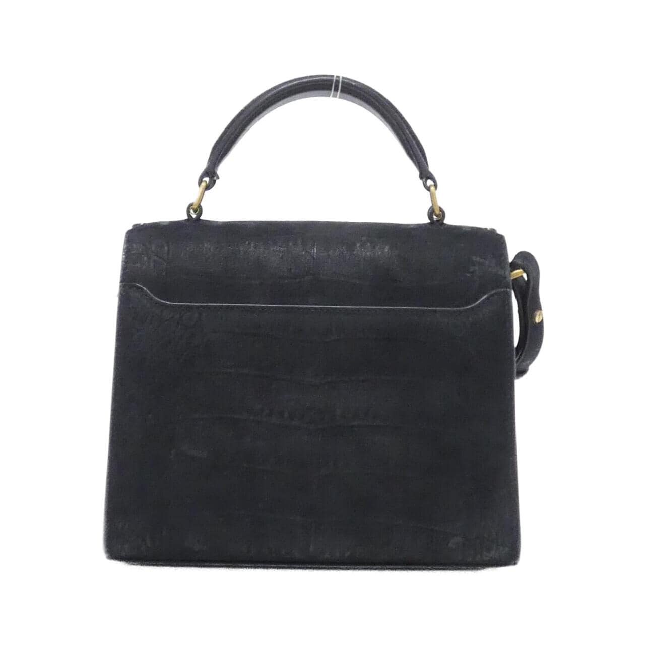 SAINT LAURENT Cassandre 623930 Handbag Leather Black Leather - Thumbnail 2