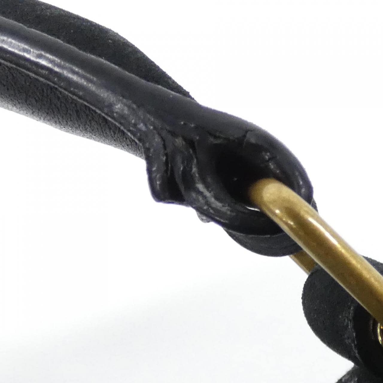 SAINT LAURENT Cassandre 623930 Handbag Leather Black Leather - Thumbnail 7