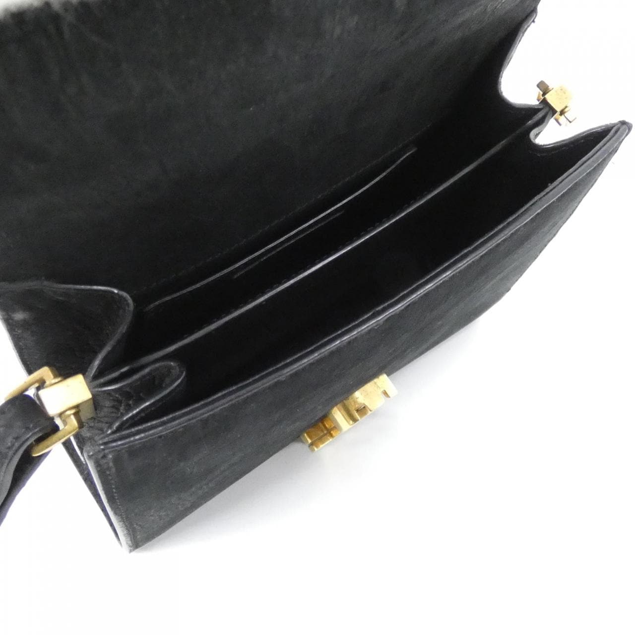 SAINT LAURENT Cassandre 623930 Handbag Leather Black Leather - Thumbnail 8