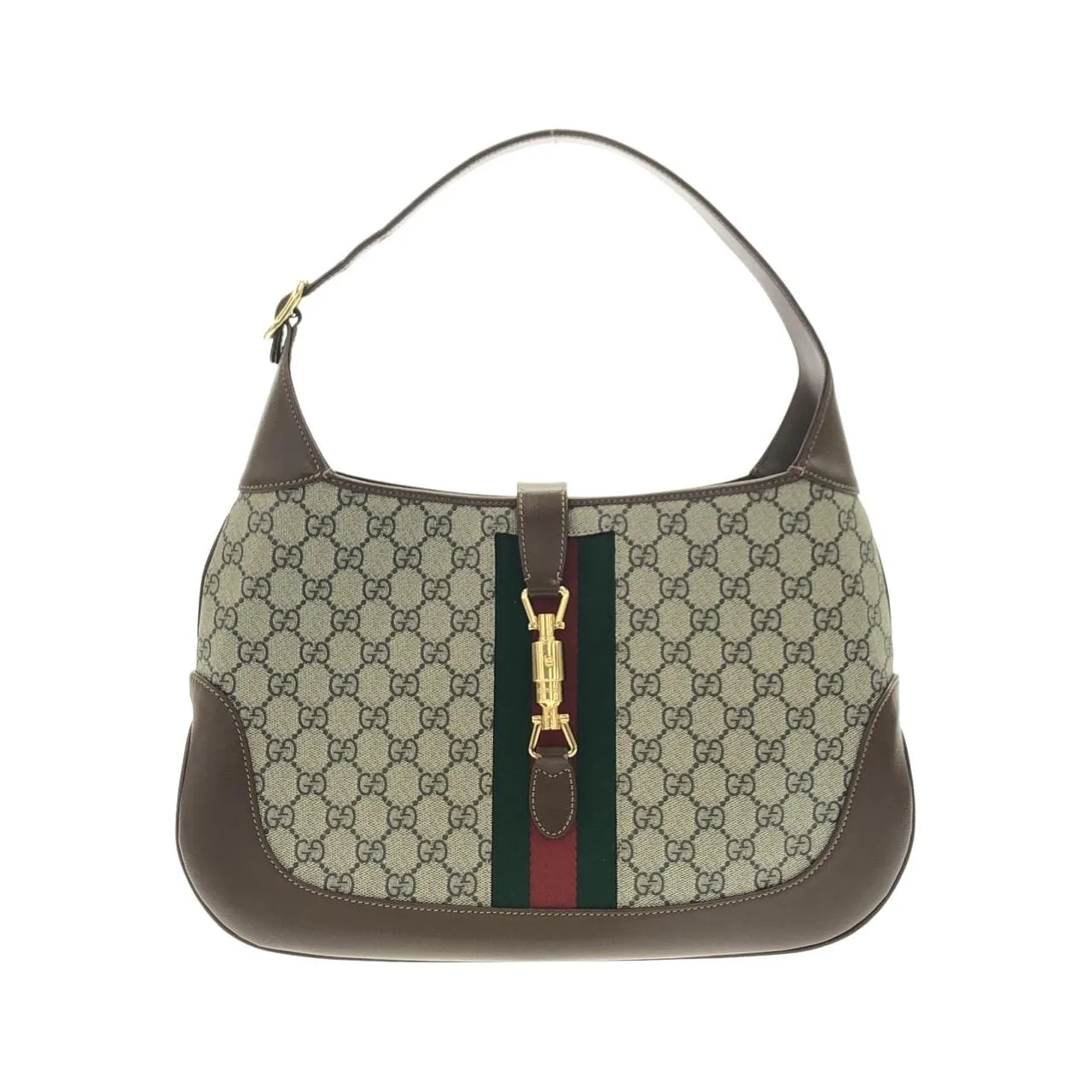 GUCCI Jackie 636710 HUHHG Shoulder Canvas Black