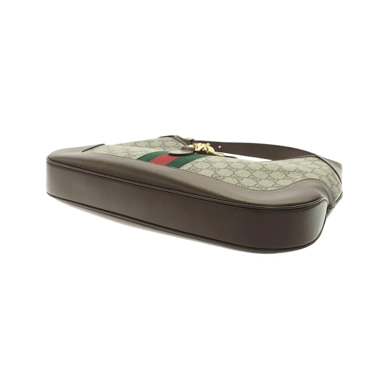 GUCCI Jackie 636710 HUHHG Shoulder Canvas 黑色 帆布 中古品A - 縮圖 3