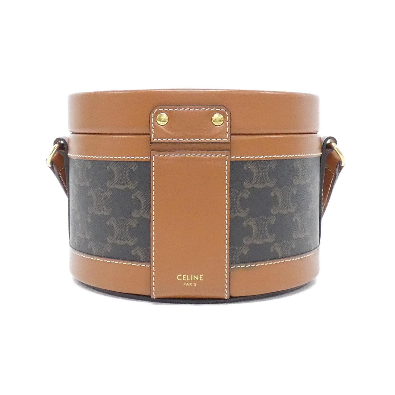 CELINE 195192BZJ Shoulder Bag Canvas Black Canvas Rank A - Thumbnail 2