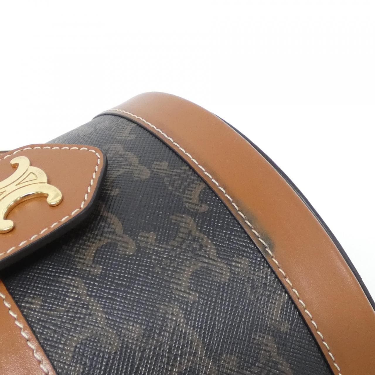 CELINE 195192BZJ Shoulder Bag Canvas Black Canvas Rank A - Thumbnail 4