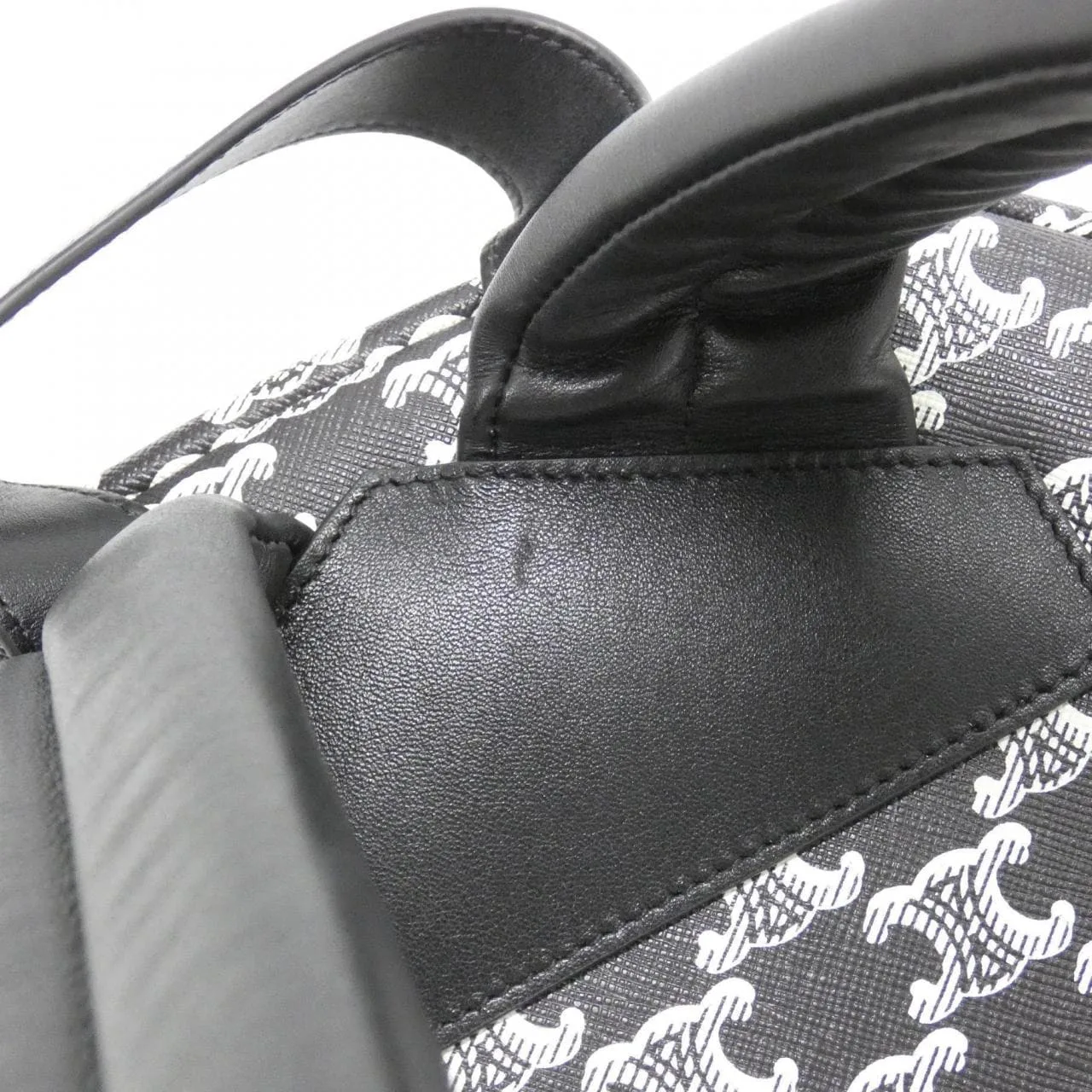 CELINE Triomphe 188382FSZ Backpack Canvas Black Canvas Rank A - Thumbnail 4