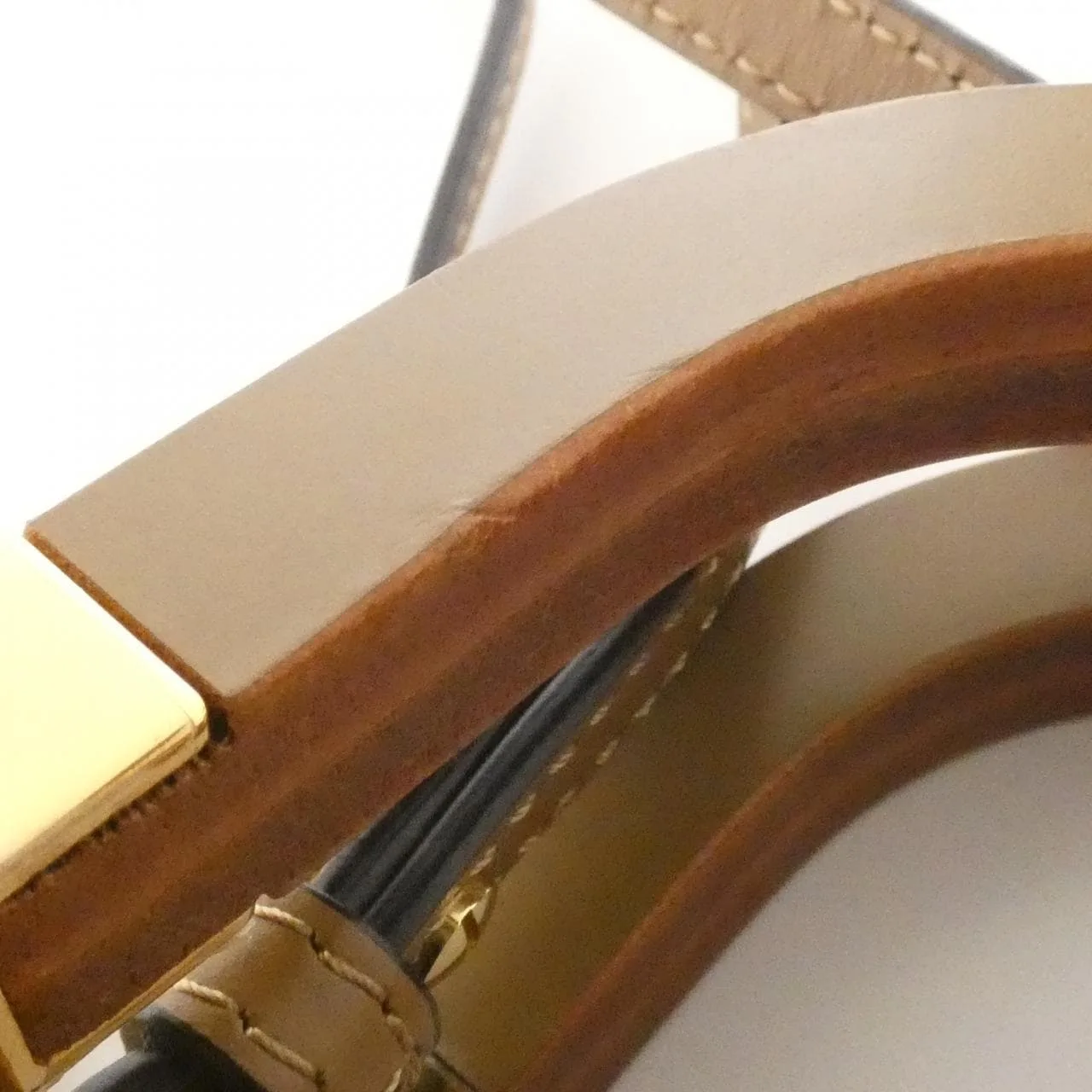 FENDI Sunshine Shopper 8BS051 AFIS Handbag Leather Black Leather Rank A - Thumbnail 7