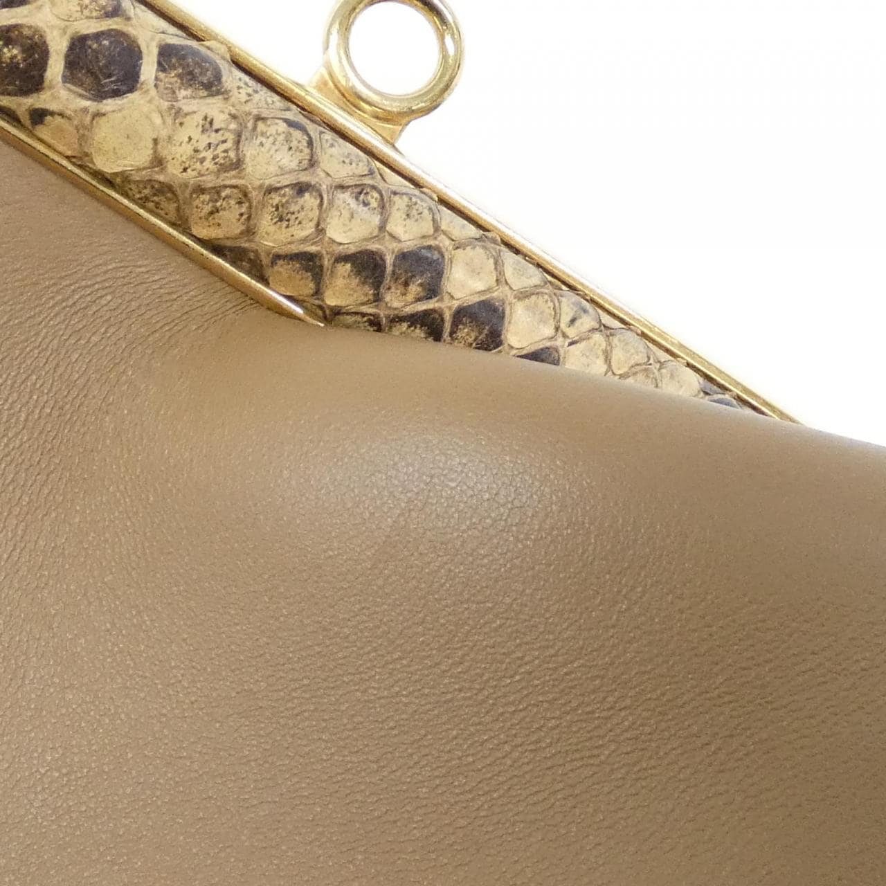 FENDI Fendi First 8BP129 AGWR Bag Python Black Python - Thumbnail 4