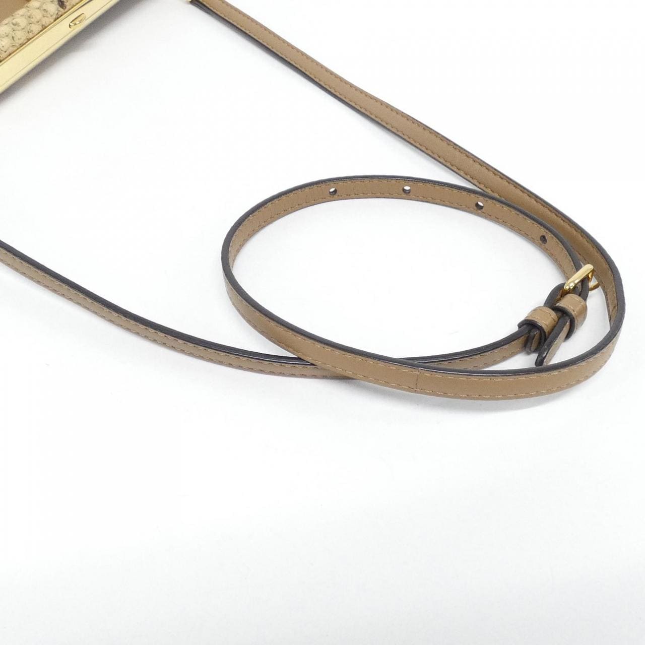 FENDI Fendi First 8BP129 AGWR Bag Python Black Python - Thumbnail 8