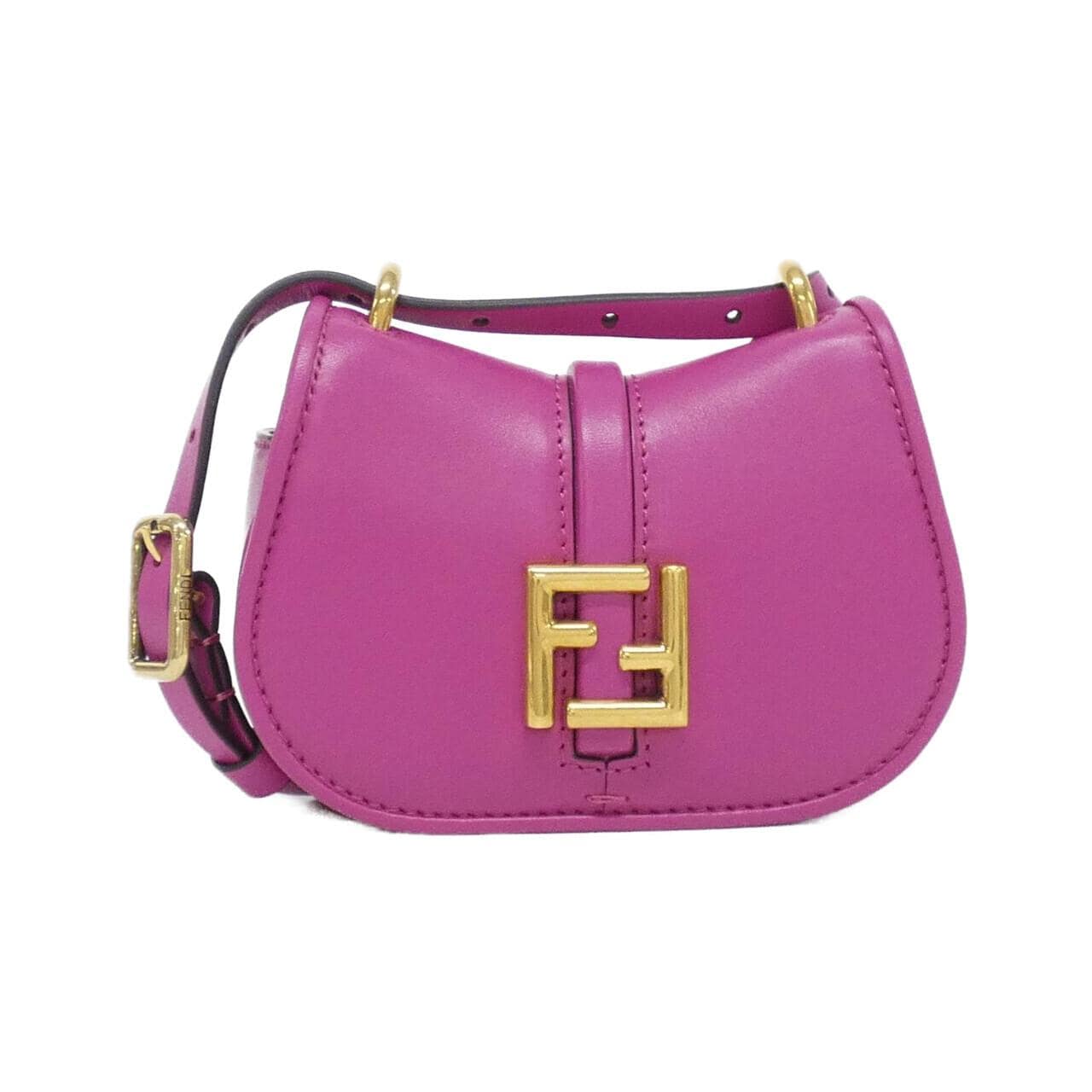 FENDI 7AS219 AQ0L Shoulder Bag Leather